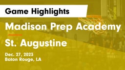 Madison Prep Academy vs St. Augustine  Game Highlights - Dec. 27, 2023