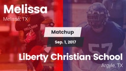 Matchup: Melissa  vs. Liberty Christian School  2017