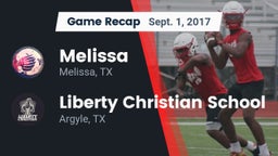 Recap: Melissa  vs. Liberty Christian School  2017