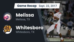 Recap: Melissa  vs. Whitesboro  2017
