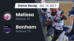 Recap: Melissa  vs. Bonham  2017