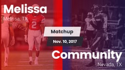 Matchup: Melissa vs. Community  2017