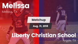 Matchup: Melissa vs. Liberty Christian School  2018