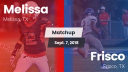 Matchup: Melissa vs. Frisco  2018