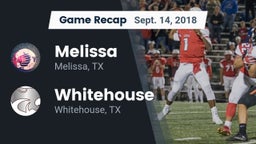 Recap: Melissa  vs. Whitehouse  2018