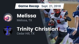 Recap: Melissa  vs. Trinity Christian  2018