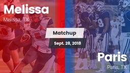 Matchup: Melissa vs. Paris  2018