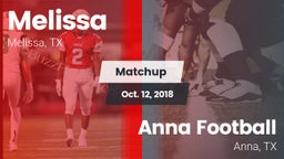 Matchup: Melissa vs. Anna Football 2018