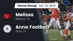 Recap: Melissa  vs. Anna Football 2018