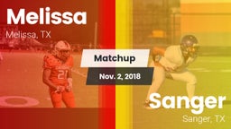 Matchup: Melissa vs. Sanger  2018