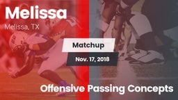 Matchup: Melissa vs. Offensive Passing Concepts 2018