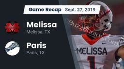 Recap: Melissa  vs. Paris  2019