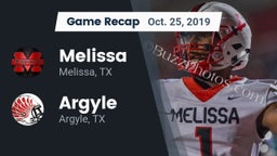 Recap: Melissa  vs. Argyle  2019