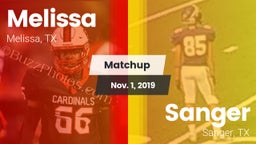 Matchup: Melissa vs. Sanger  2019