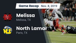 Recap: Melissa  vs. North Lamar  2019