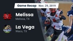 Recap: Melissa  vs. La Vega  2019