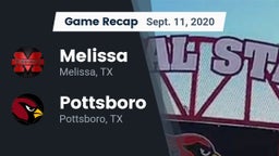 Recap: Melissa  vs. Pottsboro  2020
