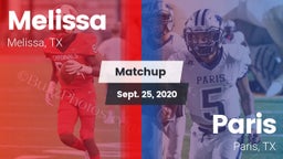 Matchup: Melissa vs. Paris  2020