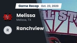 Recap: Melissa  vs. Ranchview 2020