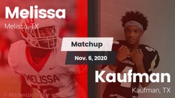 Matchup: Melissa vs. Kaufman  2020
