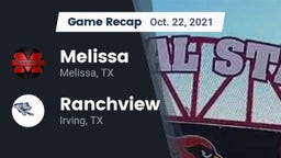 Recap: Melissa  vs. Ranchview  2021