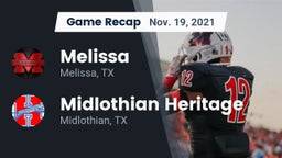 Recap: Melissa  vs. Midlothian Heritage  2021
