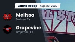 Recap: Melissa  vs. Grapevine  2022