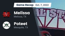 Recap: Melissa  vs. Poteet  2022