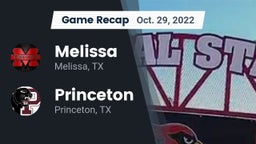 Recap: Melissa  vs. Princeton  2022