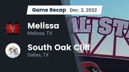 Recap: Melissa  vs. South Oak Cliff  2022
