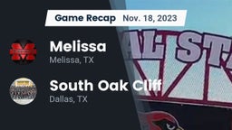 Recap: Melissa  vs. South Oak Cliff  2023