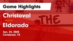 Christoval  vs Eldorado  Game Highlights - Jan. 24, 2020