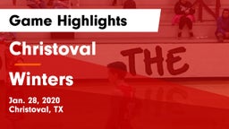 Christoval  vs Winters  Game Highlights - Jan. 28, 2020