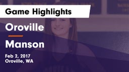 Oroville  vs Manson  Game Highlights - Feb 2, 2017
