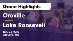 Oroville  vs Lake Roosevelt  Game Highlights - Jan. 24, 2020