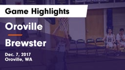 Oroville  vs Brewster Game Highlights - Dec. 7, 2017