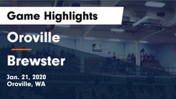 Oroville  vs Brewster  Game Highlights - Jan. 21, 2020