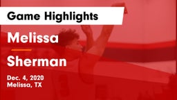 Melissa  vs Sherman  Game Highlights - Dec. 4, 2020