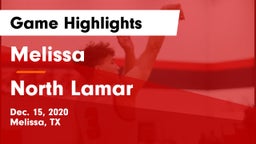 Melissa  vs North Lamar  Game Highlights - Dec. 15, 2020