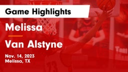 Melissa  vs Van Alstyne  Game Highlights - Nov. 14, 2023