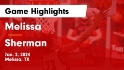 Melissa  vs Sherman  Game Highlights - Jan. 2, 2024