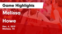 Melissa  vs Howe  Game Highlights - Dec. 6, 2019