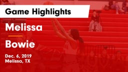 Melissa  vs Bowie  Game Highlights - Dec. 6, 2019