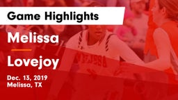 Melissa  vs Lovejoy  Game Highlights - Dec. 13, 2019