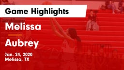 Melissa  vs Aubrey  Game Highlights - Jan. 24, 2020
