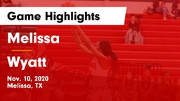 Melissa  vs Wyatt  Game Highlights - Nov. 10, 2020