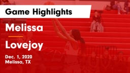 Melissa  vs Lovejoy  Game Highlights - Dec. 1, 2020