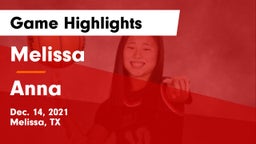 Melissa  vs Anna  Game Highlights - Dec. 14, 2021