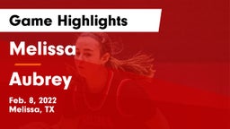 Melissa  vs Aubrey  Game Highlights - Feb. 8, 2022