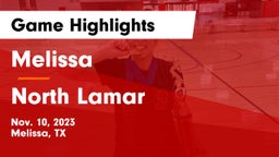Melissa  vs North Lamar  Game Highlights - Nov. 10, 2023